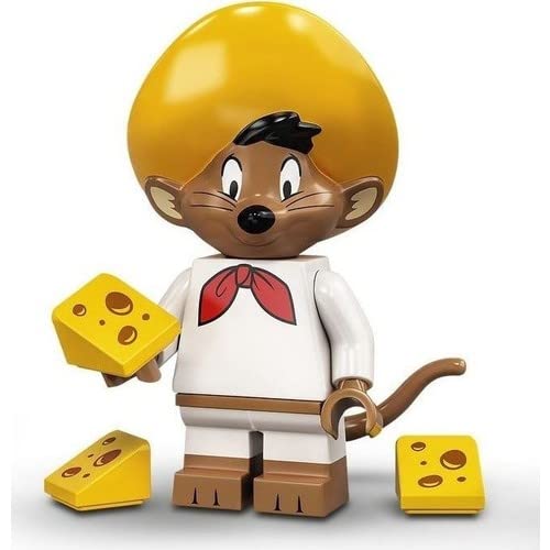 LEGO Speedy Gonzales minifigure front view for display and collection.