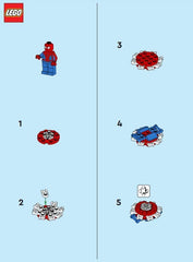 Dynamic pose of LEGO spider-crawler for action play
