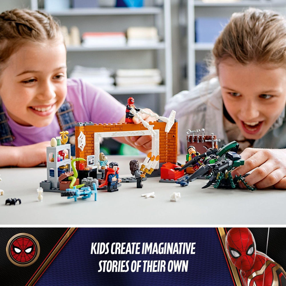 LEGO Spider-Man Sanctum Workshop 76185 Doctor Strange Cloak of Levitation detail enhances display realism