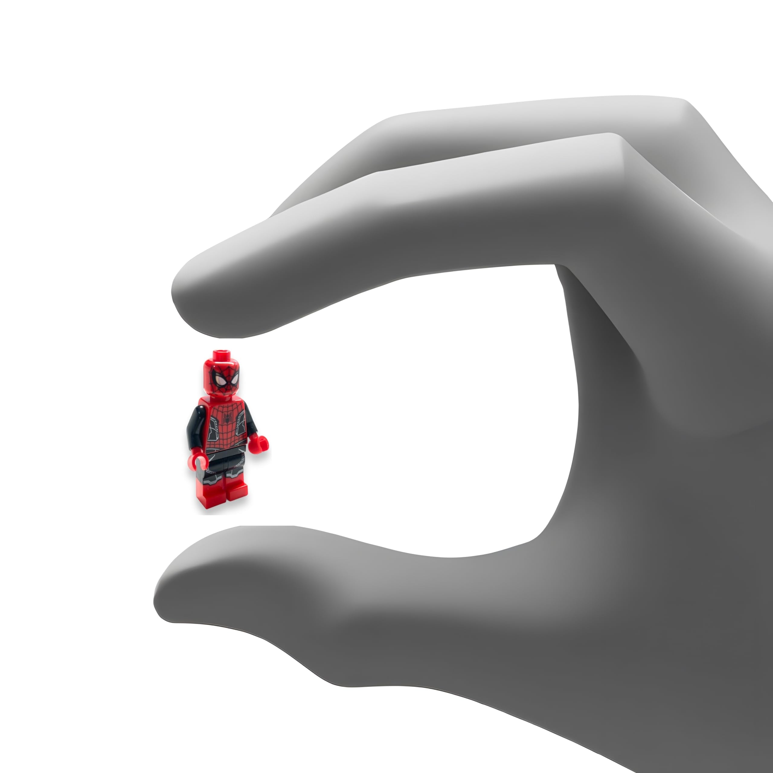 LEGO Spider-Man minifigure compatible with standard LEGO sets for creative builds