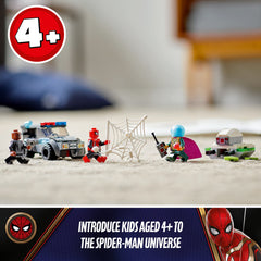 LEGO Spider-Man SUV build side view ideal for growing imaginations