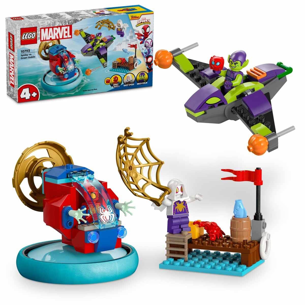 LEGO Spidey vs Green Goblin main build for action-packed play.