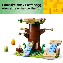 LEGO Spring Animal Playground bird on seesaw inspires balance and storytelling moments.