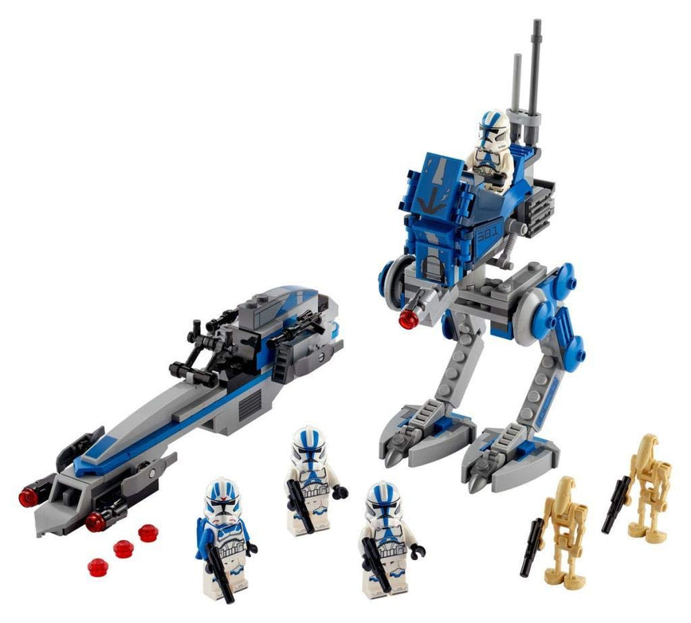 LEGO Star Wars 501st AT-RT Walker with posable legs for action-packed play.