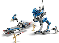 LEGO Star Wars 501st Clone Trooper minifigs for battle storytelling.