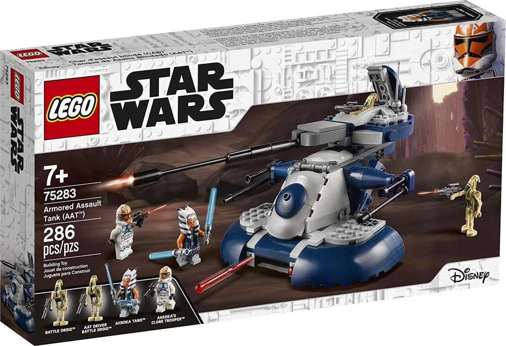 LEGO Star Wars AAT front hatches open for battle-ready play