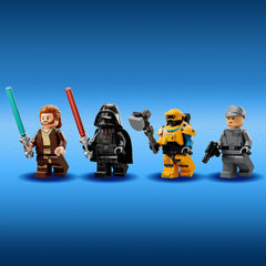 LEGO Star Wars 75334 mining cart action supports kinetic play and surprise reversals.