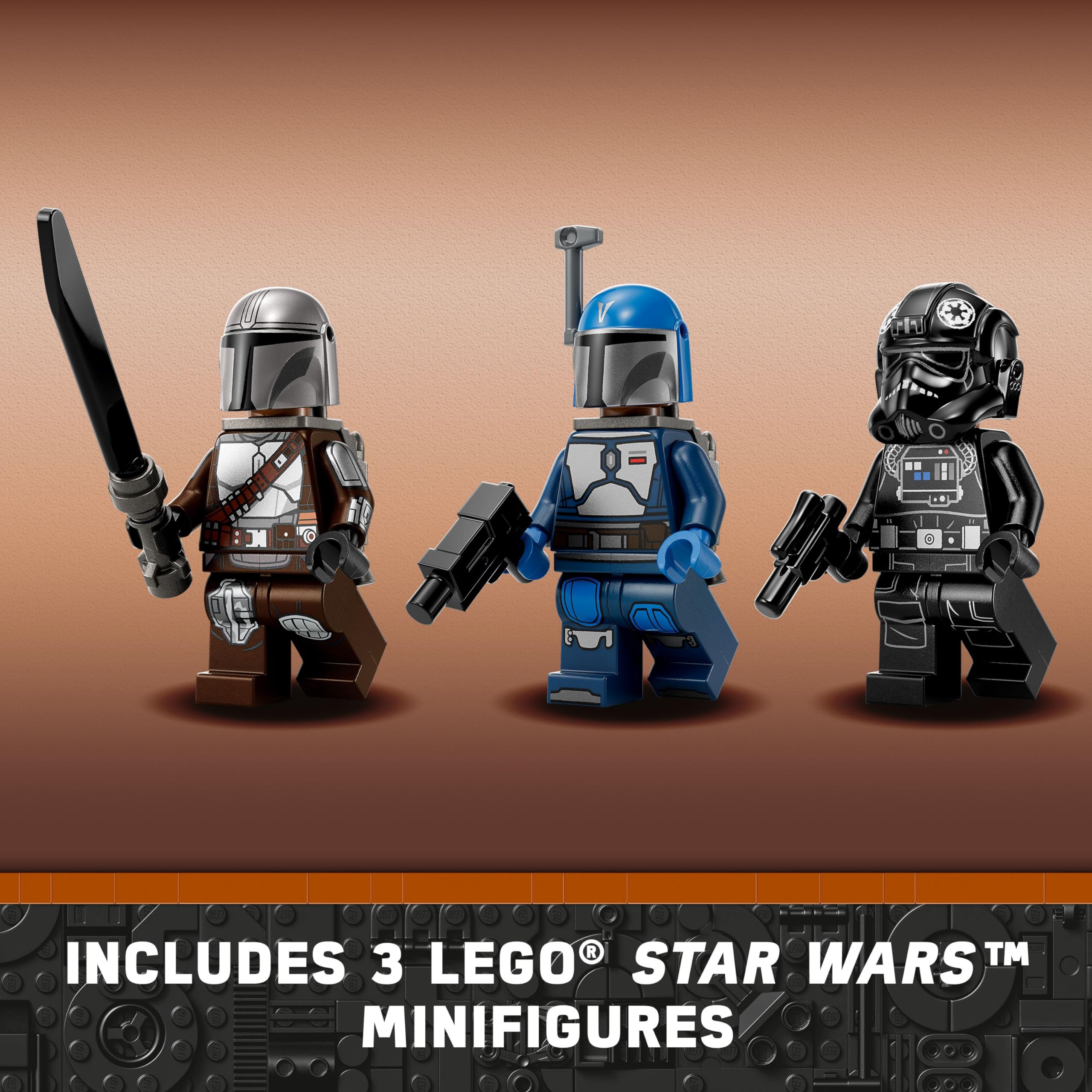 LEGO Star Wars 75348 TIE Pilot figure supports quick-build battles.