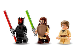 LEGO Star Wars 75383 Darth Maul's Sith Infiltrator parts close-up shows brick textures
