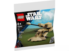 Lego Star Wars AAT front view; compact build ideal for quick play.
