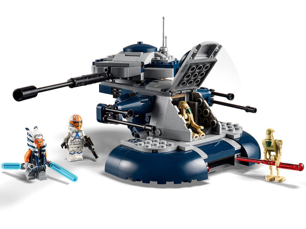 LEGO Star Wars AAT spring-loaded shooters for dynamic play moments