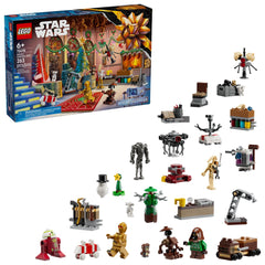 LEGO Star Wars Advent Calendar 2025 front box offering 24 festive surprises