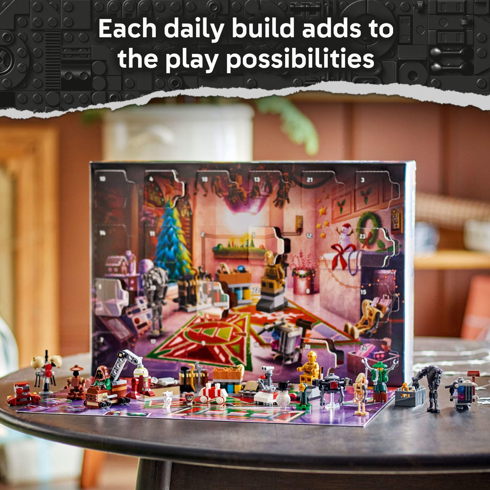 Holiday Jawa minifigure from LEGO Star Wars Advent Calendar 2025 for collectible fun