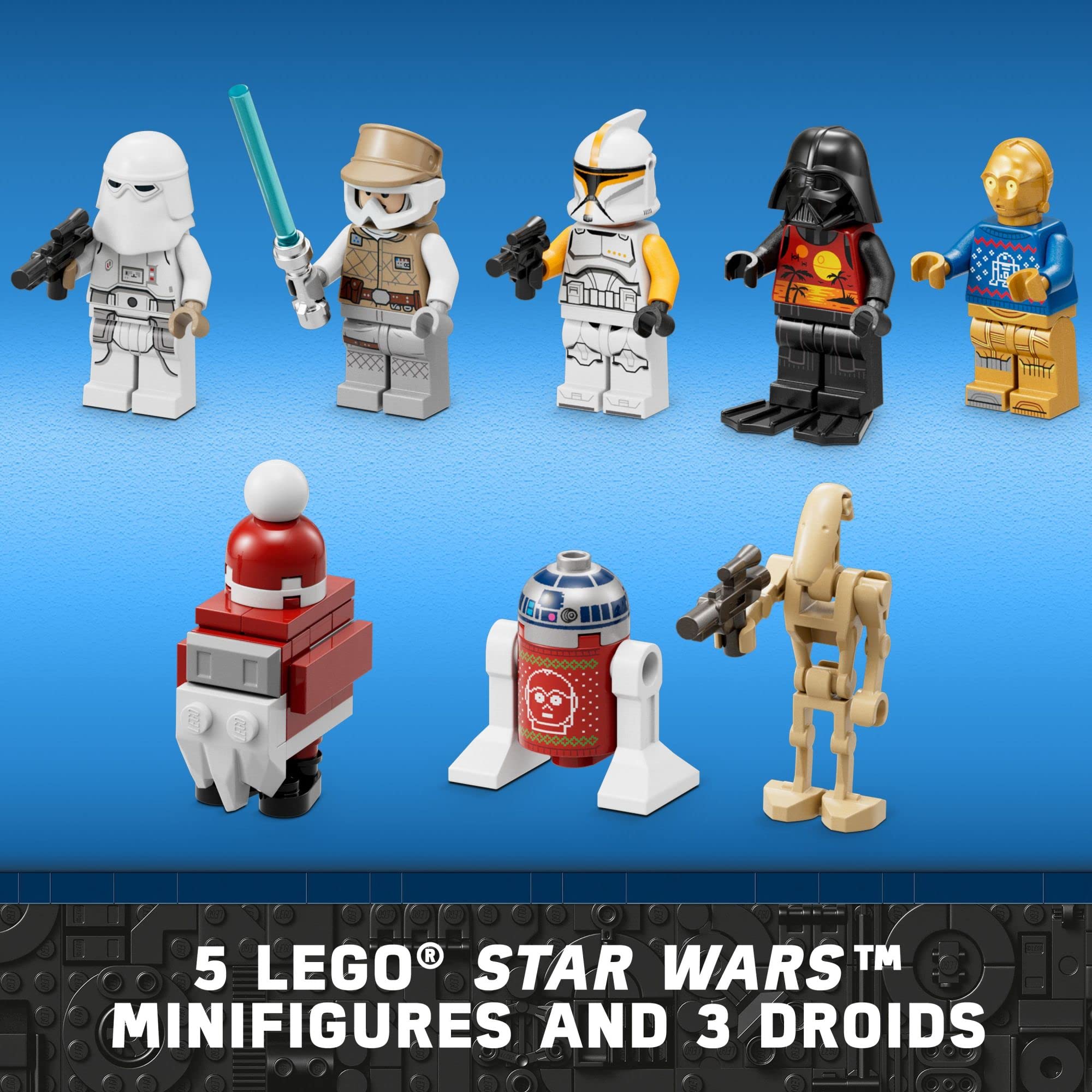 ARC-170 Starfighter mini-build from LEGO Star Wars Advent Calendar 75340