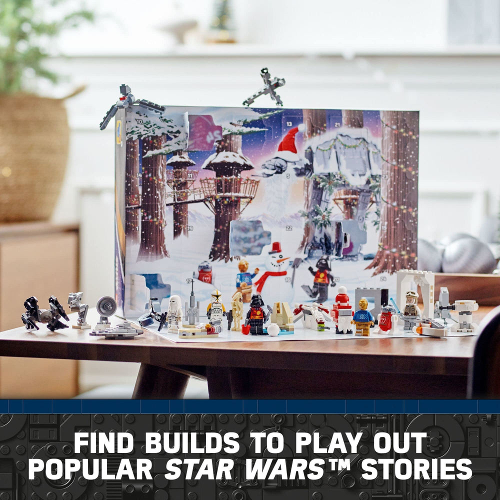 Darth Vader beach scene from LEGO Star Wars Advent Calendar 75340