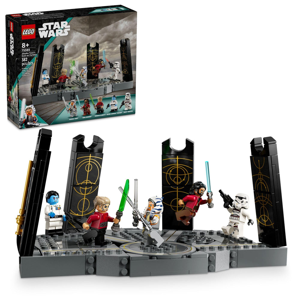 LEGO Star Wars Ahsoka on Peridea platform for dynamic rotating battles