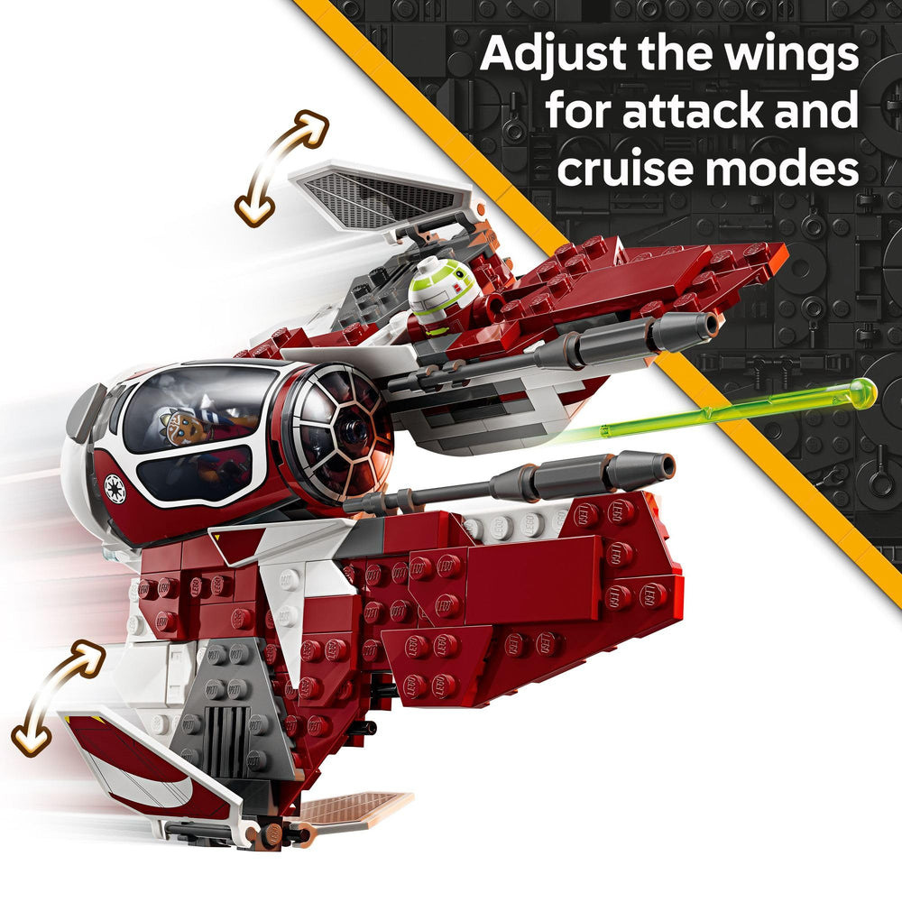 LEGO Star Wars Interceptor with two spring-loaded shooters for battles