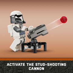 LEGO Star Wars 75373 stud-shooting cannon and accessories for dynamic combat