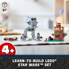 LEGO Star Wars AT-ST 75332 cockpit minifigures; interactive play setups for storytelling.