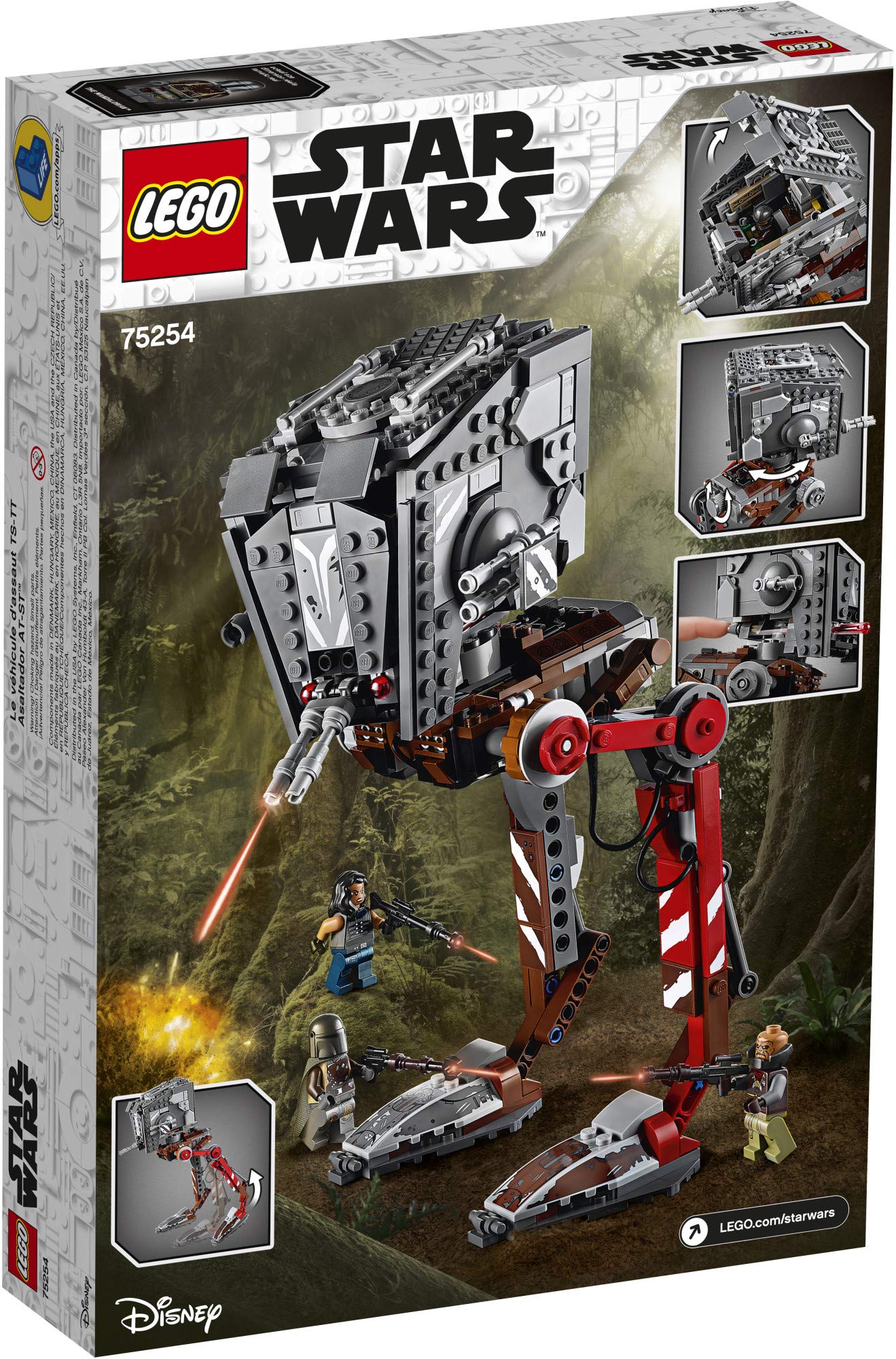 LEGO Star Wars AT-ST Raider 75254 firing shooters add action moments