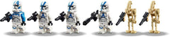 LEGO Star Wars AT-RT attachments for blaster and electrobinoculars boost play.