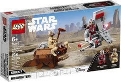 LEGO Star Wars Bantha saddle and rider accessories for character-based scenes