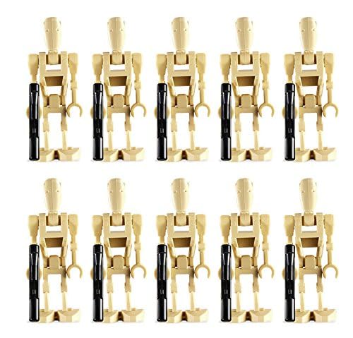 LEGO Star Wars Battle Droids blasters included for action-ready play.