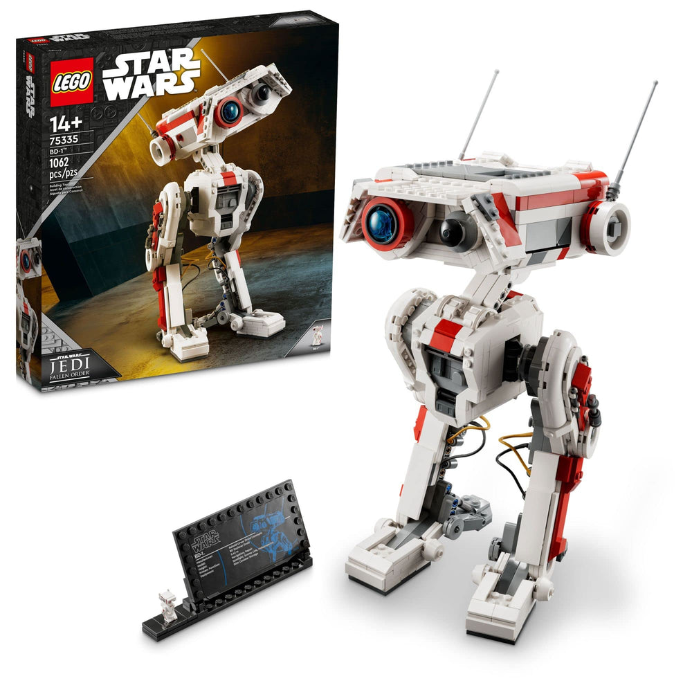 LEGO Star Wars BD-1 droid model for display and collectability.