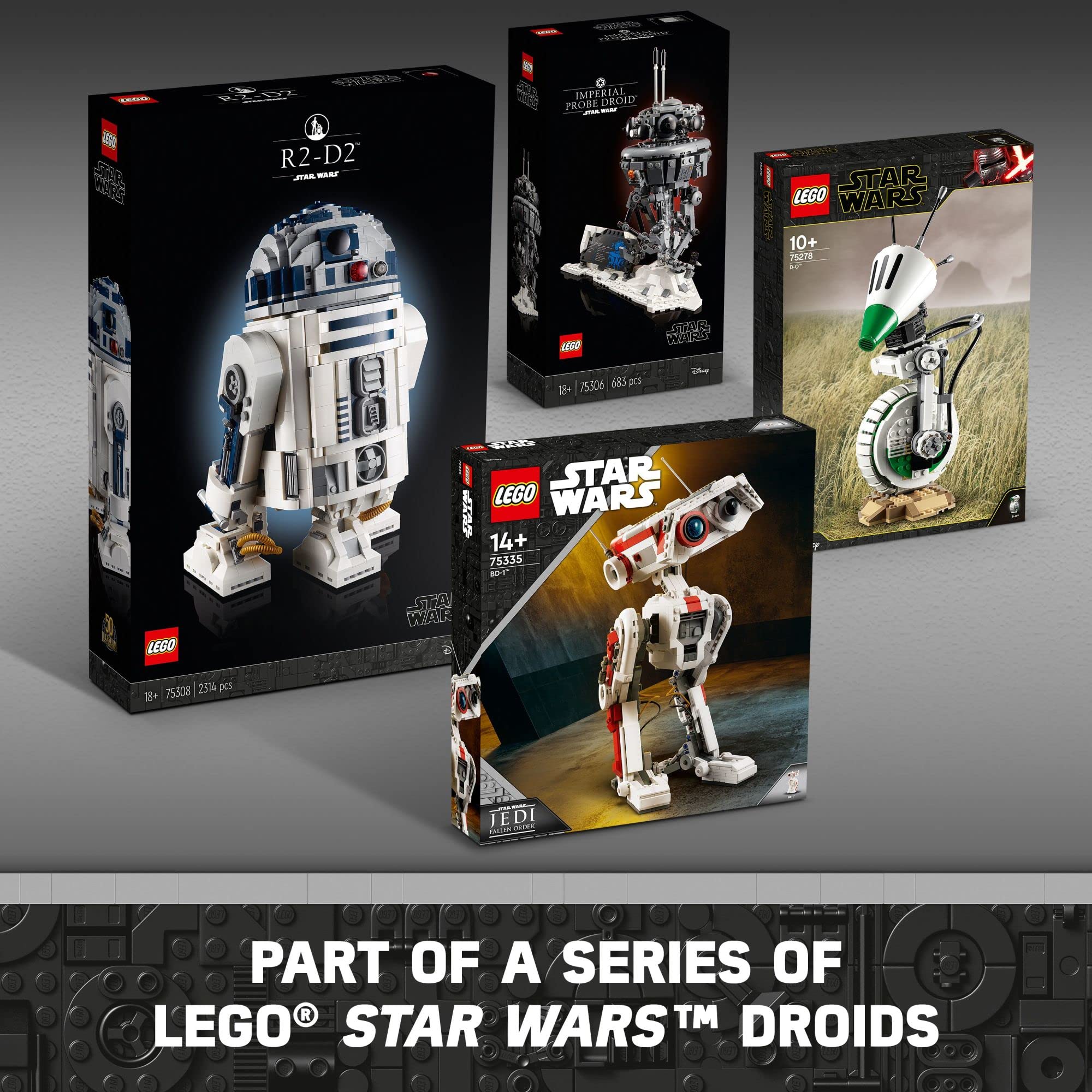 Room display centerpiece elevates Star Wars collection and conversation.