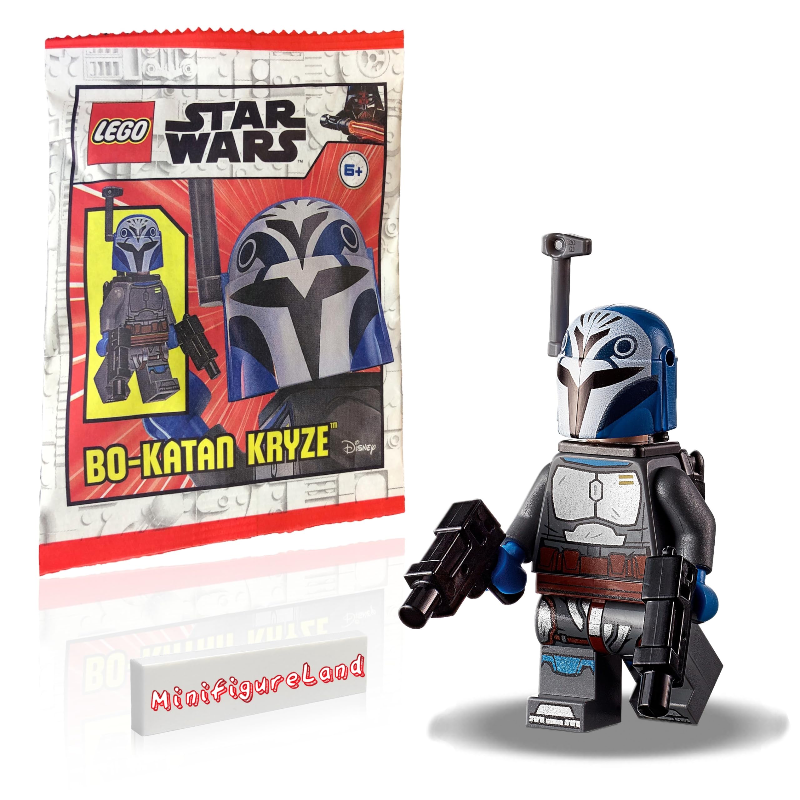 LEGO Star Wars Bo-Katan Kryze figure with jetpack for imaginative play.