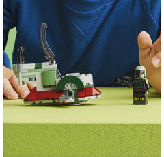 LEGO Star Wars Boba Fett Microfighter cockpit open for minifigure access