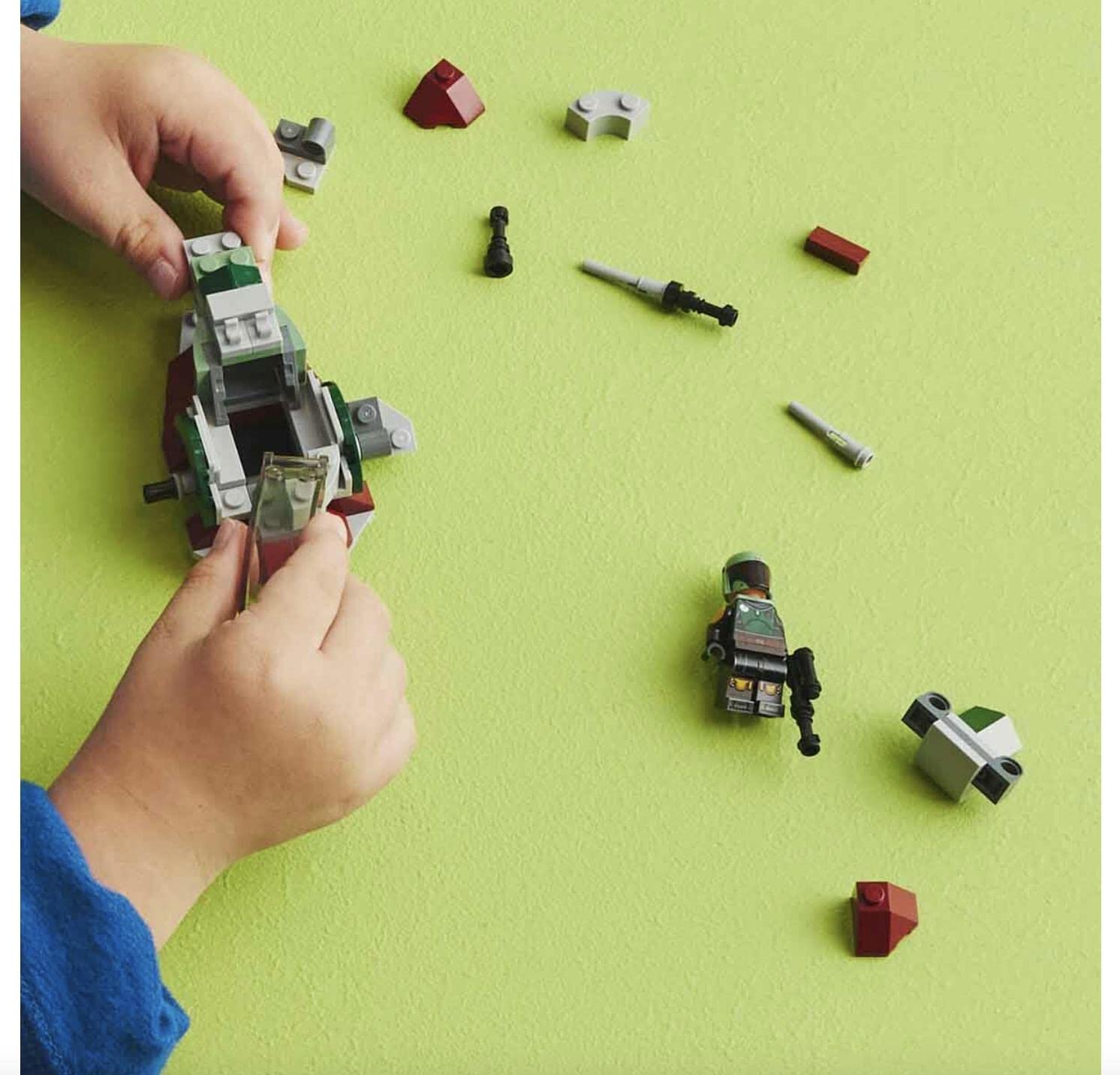 LEGO Star Wars Boba Fett Microfighter compatible with other microfighters