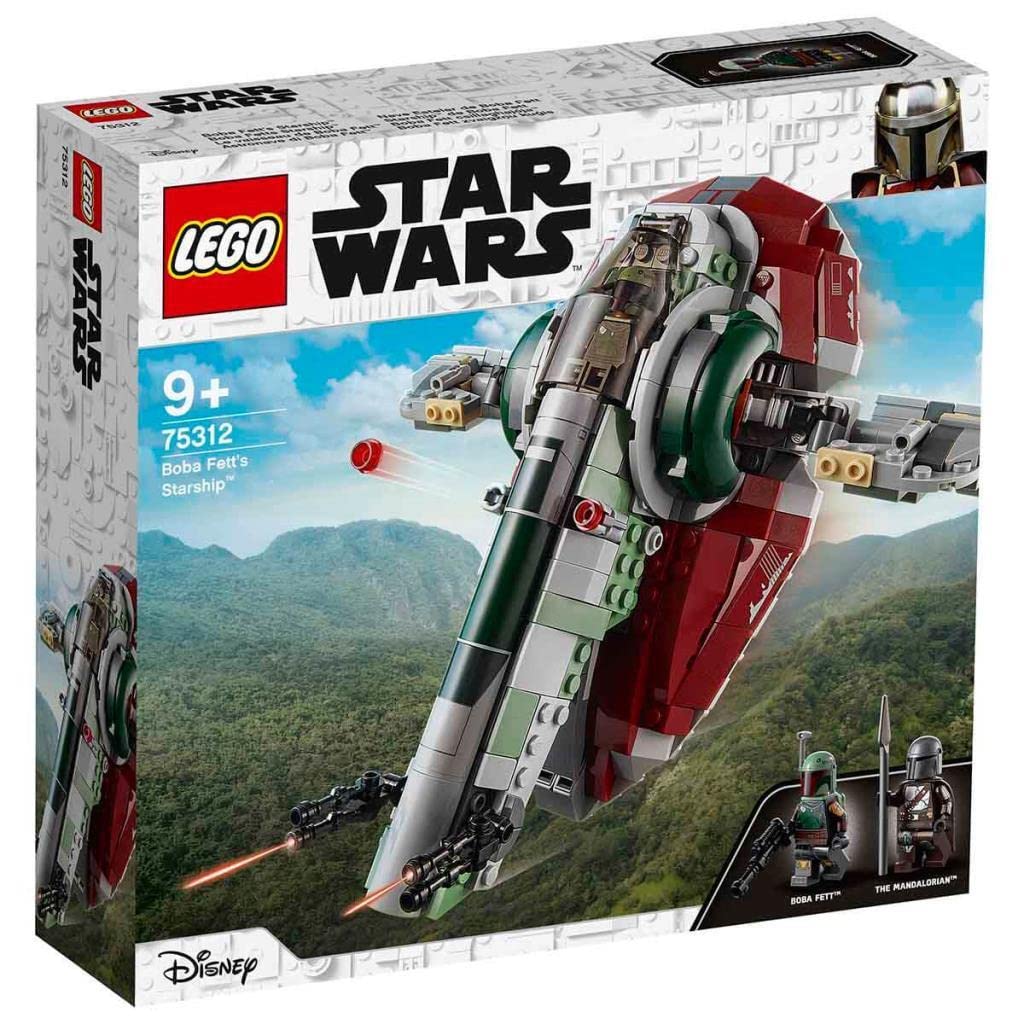 LEGO Star Wars Boba Fett starship handle enables easy flying play