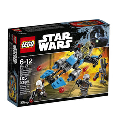 LEGO Star Wars Bounty Hunter Speeder Bike Battle Pack front view for imaginative play
