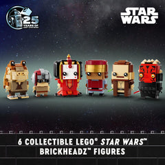 LEGO Star Wars BrickHeadz Anakin Skywalker figure in podracing gear for display