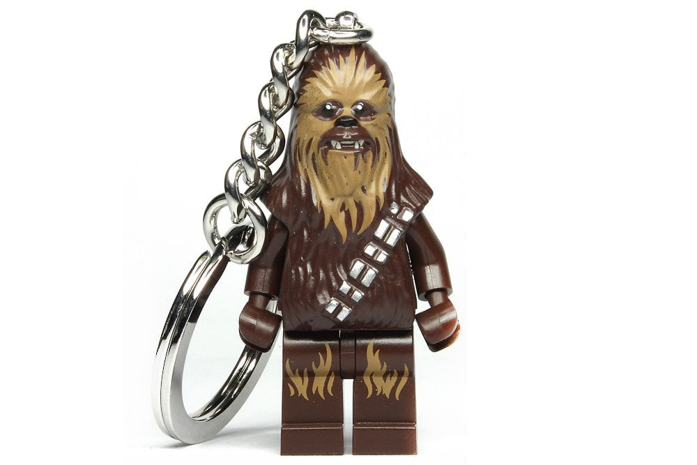 LEGO Star Wars Chewbacca keychain featuring Chewbacca figure for daily carry and fan display.