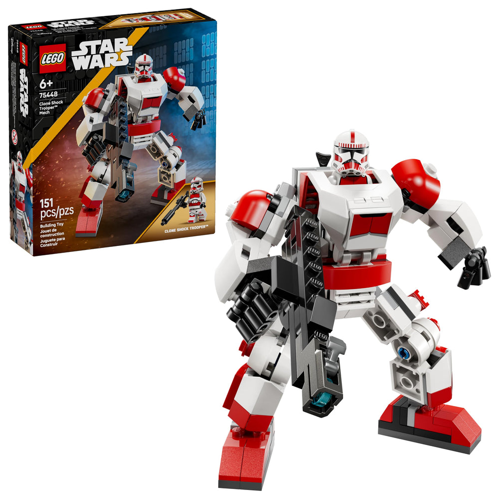LEGO Star Wars Clone Shock Trooper Mech front view for pretend battles