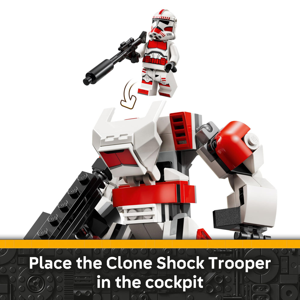 LEGO Star Wars Clone Shock Trooper Mech stud shooter action battles