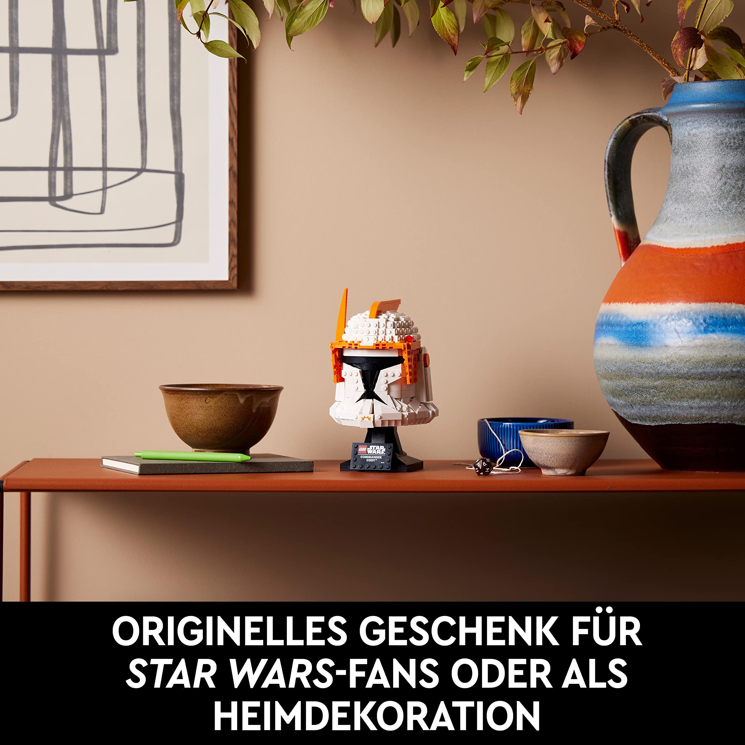 LEGO Star Wars Clone Wars collection 75350 adult display model.