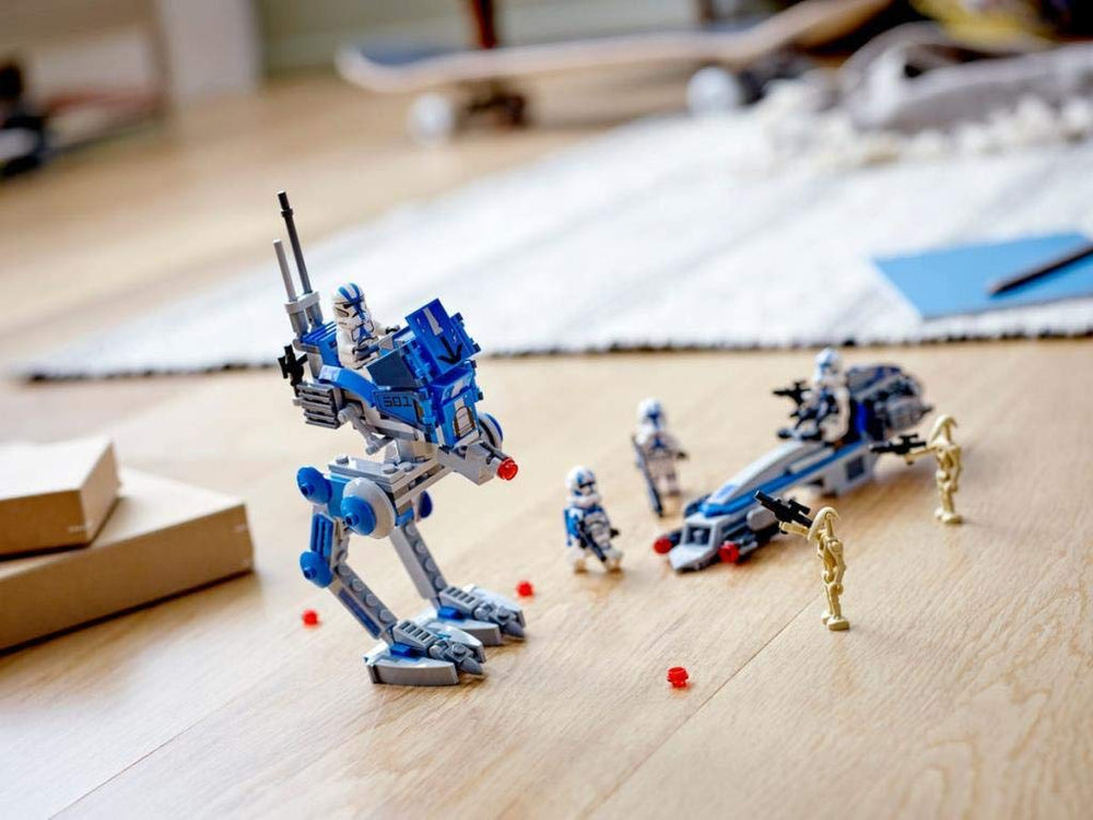 LEGO Star Wars set fits in a backpack for play on the go.