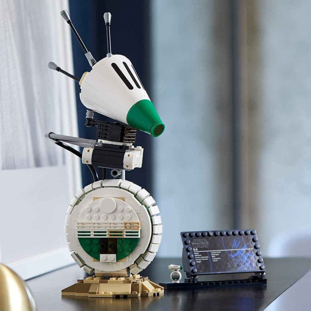 Compact desk friendly D-O model fits home or office shelves