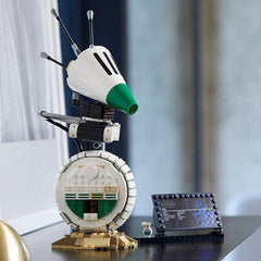 Compact desk friendly D-O model fits home or office shelves