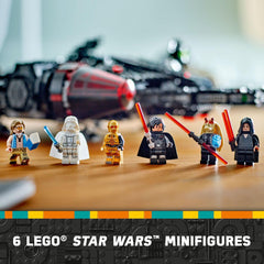 LEGO Star Wars The Dark Falcon display-ready build enhances shelf-ready collection.