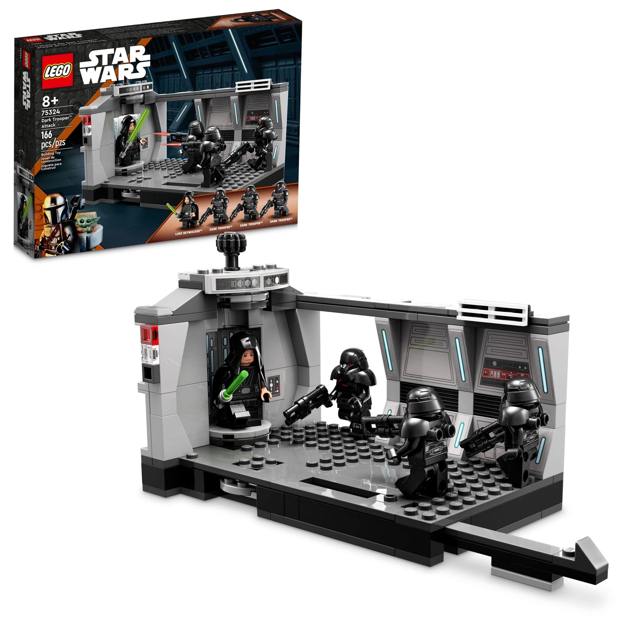 LEGO Star Wars Dark Trooper Attack elevator feature for on-the-go play