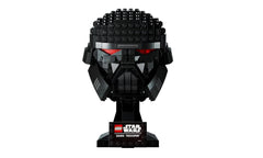 LEGO Star Wars Dark Trooper Helmet back view with rear detailing