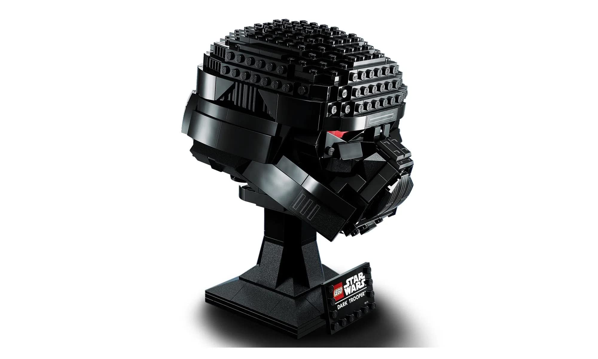 LEGO Star Wars Dark Trooper Helmet detailed crest close-up