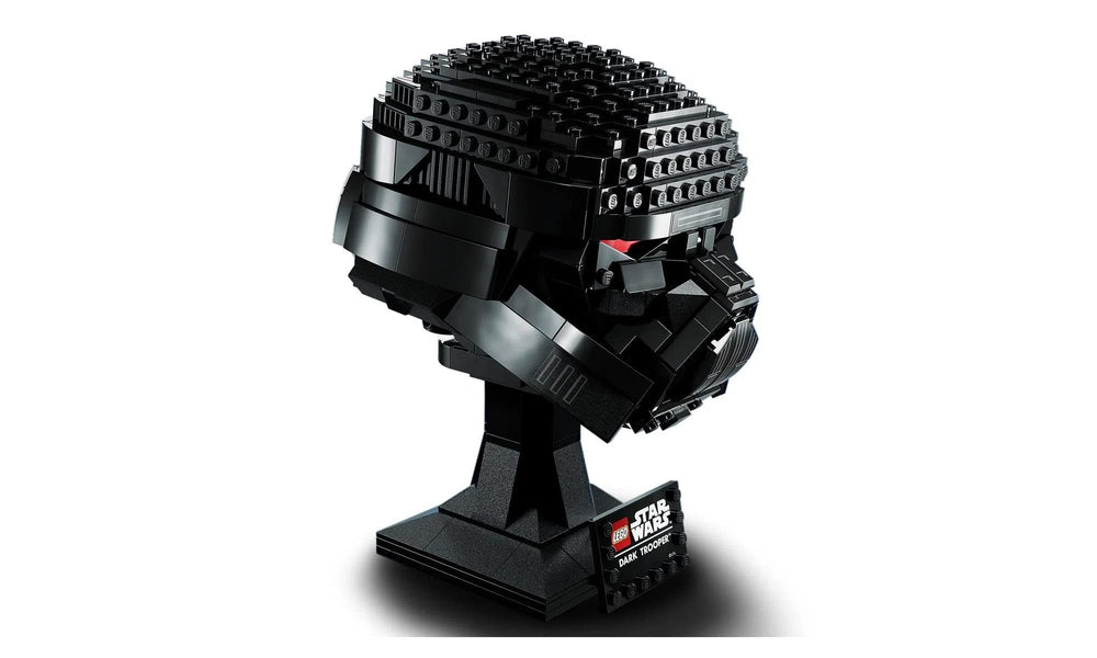 LEGO Star Wars Dark Trooper Helmet detailed crest close-up