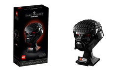 LEGO Star Wars Dark Trooper Helmet front view for display and collection