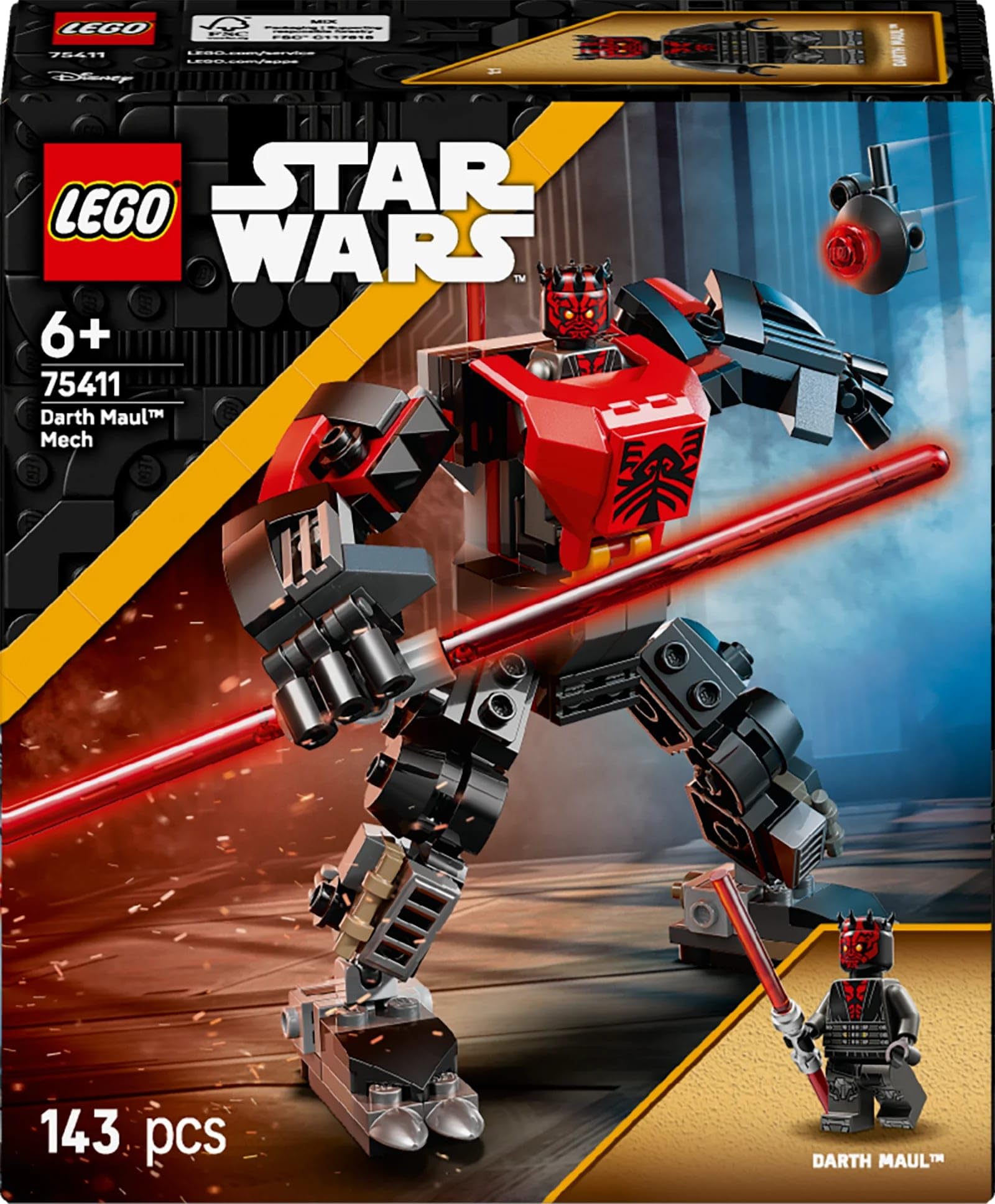 LEGO Star Wars Darth Maul Mech playset fuels imaginative battles