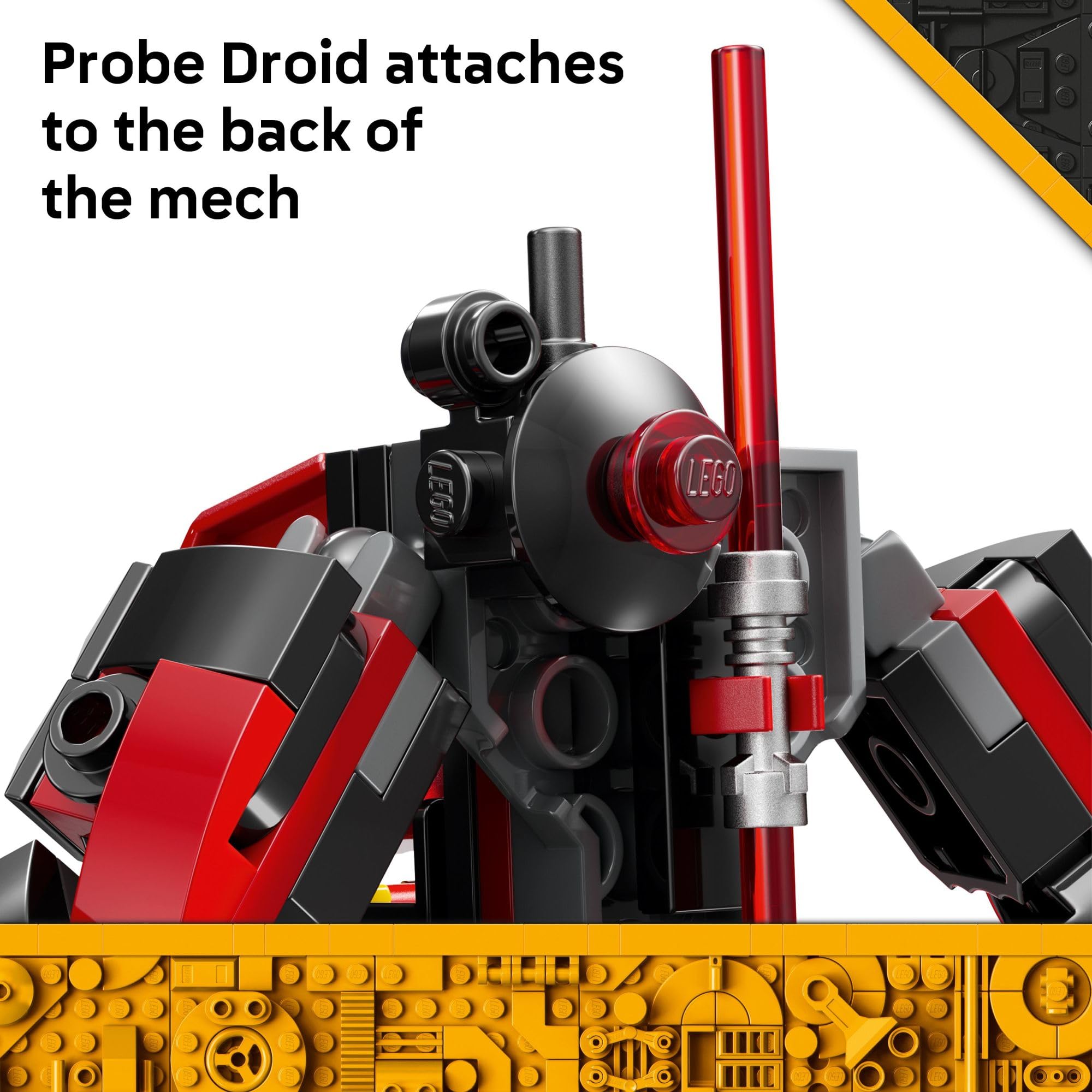 LEGO Star Wars Darth Maul Mech poseable form for imaginative battles.